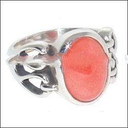 Silver Gemstone Ring