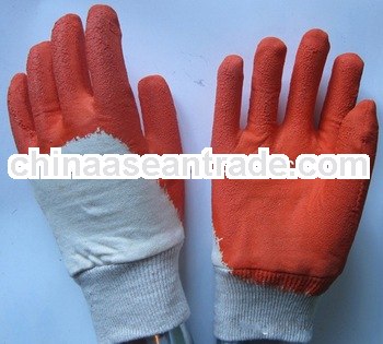 rubber latex coated glove