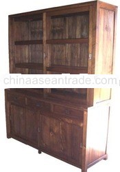 Lawyer Cabinet 4 Bevel Glass Doors