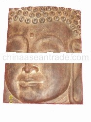 Old Wood Style buddha wall