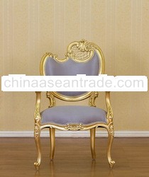 French Furniture - Gold Gilt Gull Chair 1 Seater Right