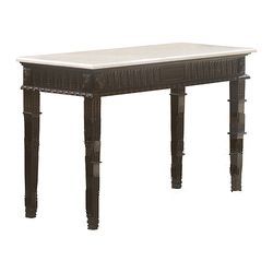 French Console Table with Marble on Top