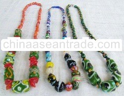 Miscellaneous Crafted Glassbeads Necklace