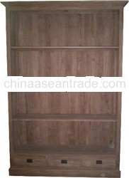 Open Bookcase 3 Drws