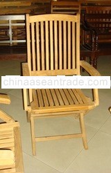 Teak Outdoor Folding ARM Chair