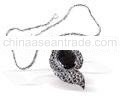 NECKLACE WITH BLACK ONYX