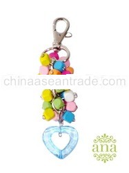 Blue Heart Keychain