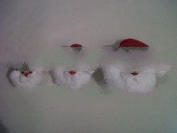 santa head for christmas decoration