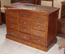 Teak Wood Cabinet Teak Indoor Furniture Teak Minimalist Chest of Drawers Bed Room Furniture Teak Min