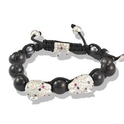 Feng Shui Couple Leopard Onyx Bracelet PP082