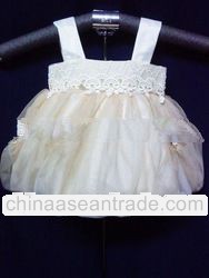 baby party dress with lace