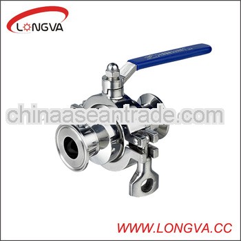 s/s tc end zero-retention ball valve