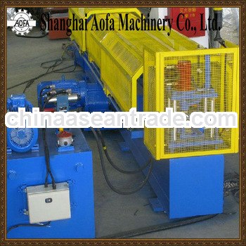 semi-automatic steel purlin roll forming machine