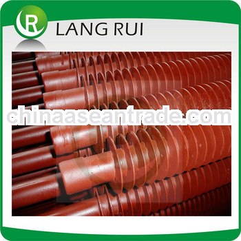serrated fin tube for heat exchanger