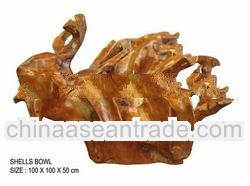 Teak Root Bowl