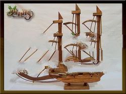 Perahu Phinisi Type B Wooden Craft