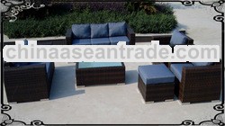 Pvc rattan sofa set