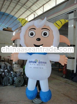 sheep shape inflatable cartoon character