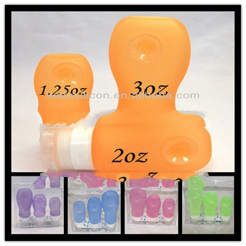 silicone squeezable bottle/essential oil bottle