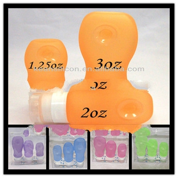 silicone squeezable bottle/medical bottle