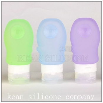 silicone travel tube and bottle /silicone travel bottle for tourist