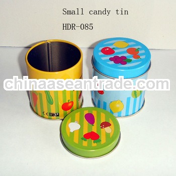 small round tin box for candy_Product Categories_Shaoxing Hengda Can