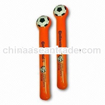 soccer shape thunder cheering stick PE thunder stick