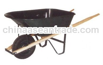 solid wheel wheelbarrow wooden handles WH6602