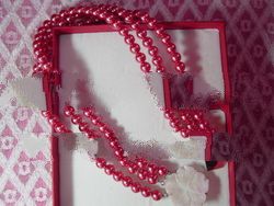 Pink Pearl Necklace