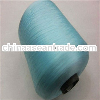 spun polyester yarn bleached white and other colors 203 / china factory