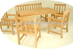 Patio Furniture Set - Teak garden furniture and teak outdoor furniture