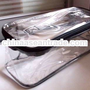 square clear pvc shoe travel bag