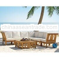 Teak Sectional Sofa Set - 8 pc.