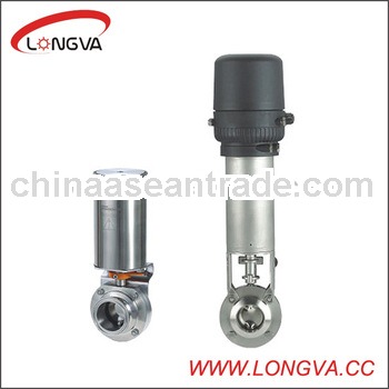 ss sanitary pneumatic butterfly valve