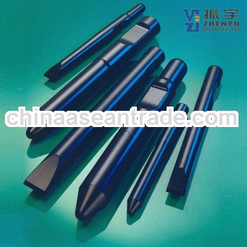 stainless steel Hydraulic Rock Breaker Chisel for excavator