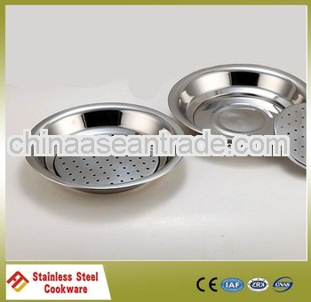 stainless steel mixing bowl with colander