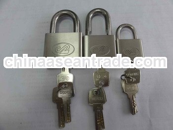 stainless steel padlock with computer keys