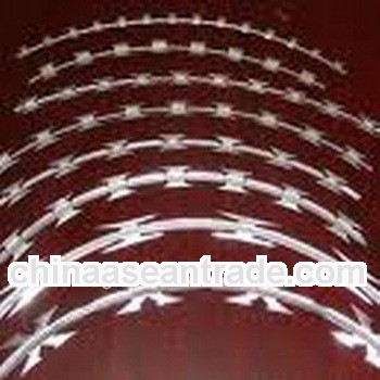 stainless steel razor barbed wire/factory price/low price