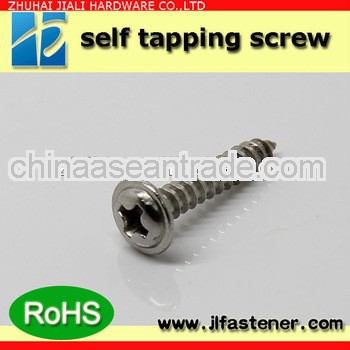 stainless steel self tapping screw with collar