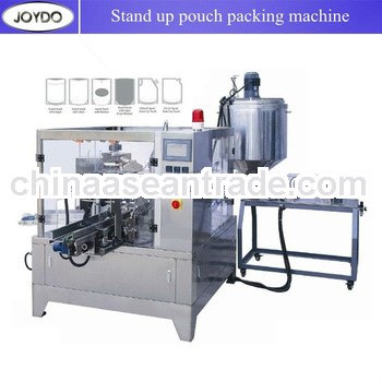 stand up spout pouch filling sealing machine