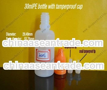 sterile 30ml PE drops supplier,e-juice liquid container ( ecigar and smoking oil)
