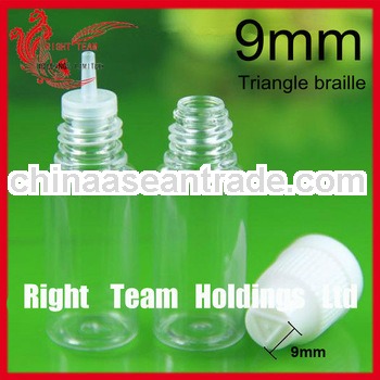 sterile eye dropper bottles 10ml with childproof cap 9mm triangle braille SGS TUV