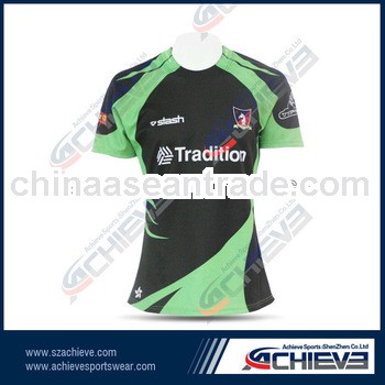 sublimation high quality best selling rugby jersey