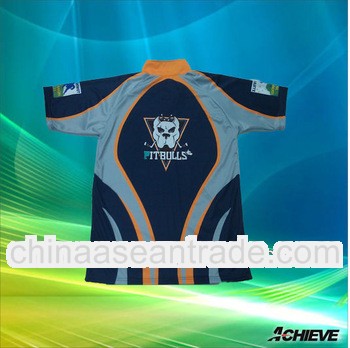 sublimation rugby team wear /shirt with OEM service