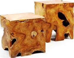 teak root furniture ball & block 0027