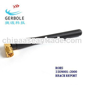 supply rubber whip antenna 3dBi Gain Omni Directional gsm antenna