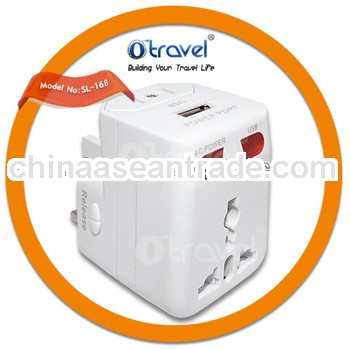 swiss travel adapter with usb charger