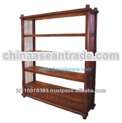  bookcase teak furniture - DW-BC006 Teak Bookcase .