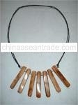 Wooden necklace