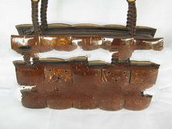 Coconut Shell Handbag 3x5 Rope Handle